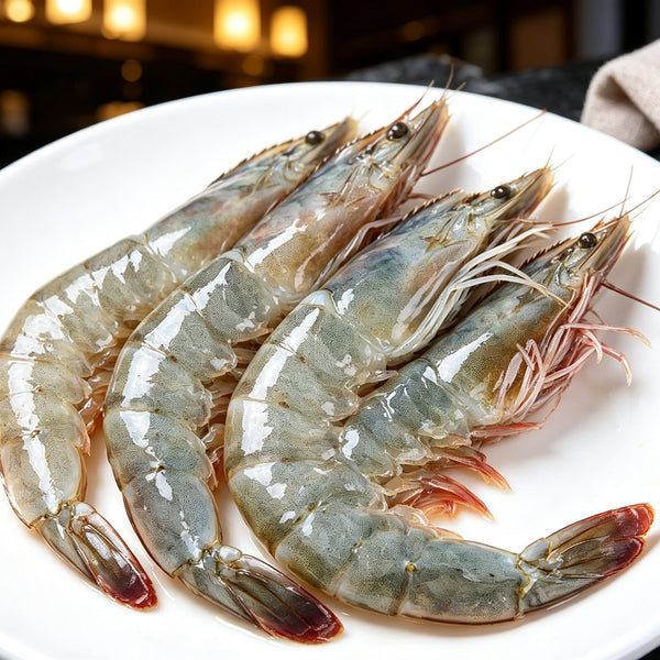 Fresh Whole Cooked King Prawns