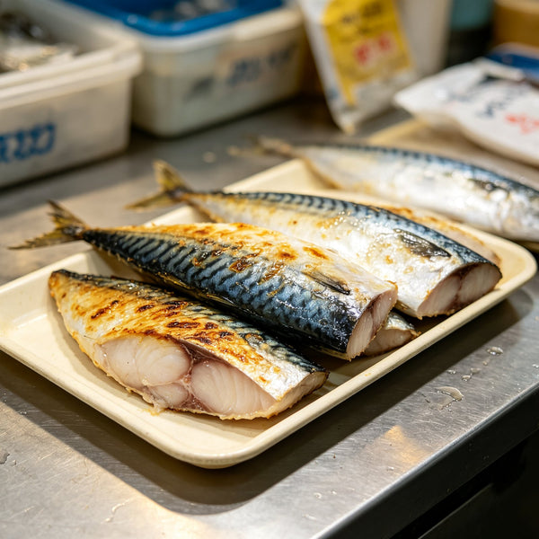 Fresh Grilled Mackerel Fish Fillets